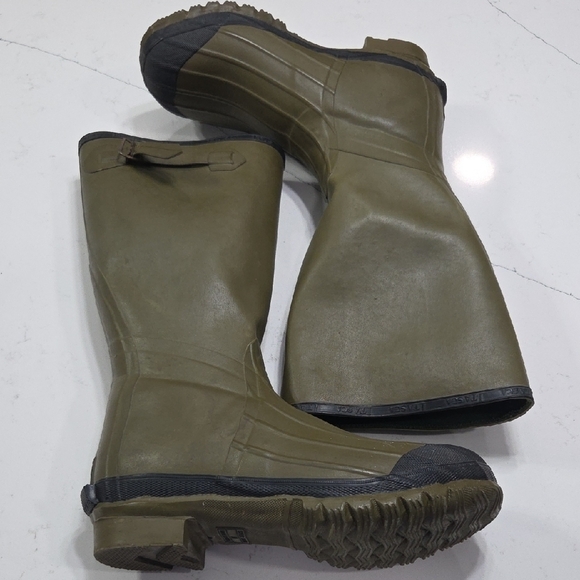 Itasca Men\'s Olive Rubber Boots Sz10 Pre-owned main image 5
